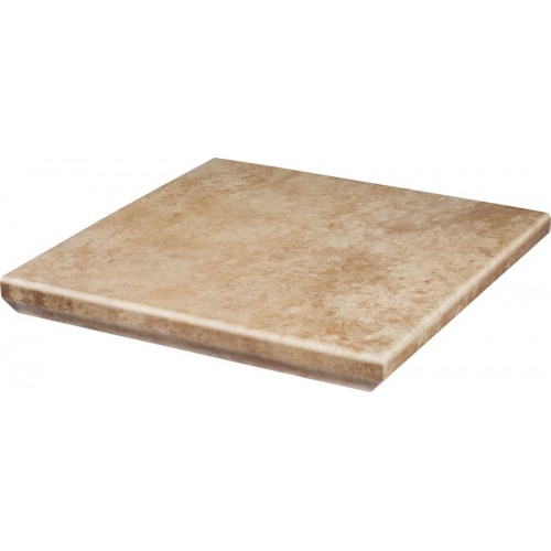 Щабель з капі носами кутова Paradyz Ilario 33x33 beige struktura narozna