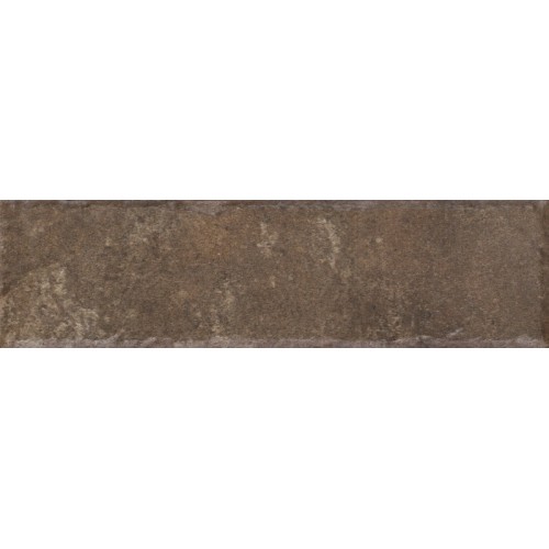 Плитка Paradyz Ilario 6,6x24,5 brown struktura elewacja