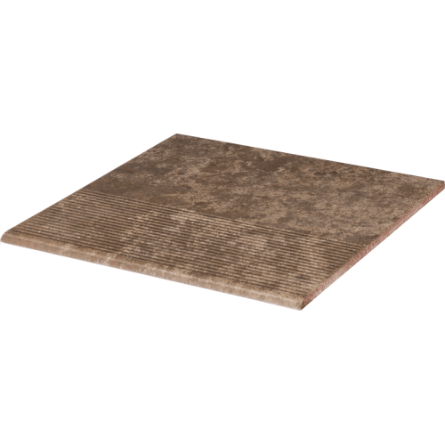 Ступень Paradyz Ilario 30x30 brown prosta struktura