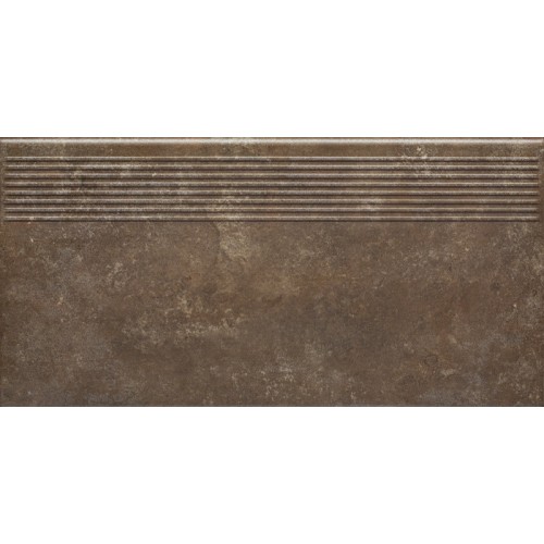 Ступень Paradyz Ilario 30x60 brown prosta struktura