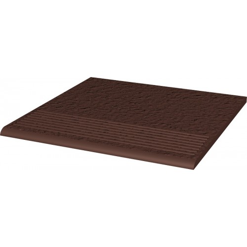 Ступень Paradyz Natural 30x30 brown prosta duro