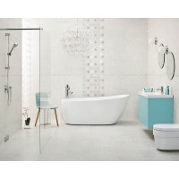 Плитка Paradyz Nirrad Kropki 20x60 Bianco