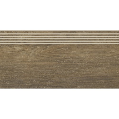 Ступінь Paradyz Roble 29,4x59,9 Brown Prosta Mat
