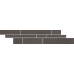 Фриз Paradyz Rockstone Umbra 14,3x71 Mix Paski