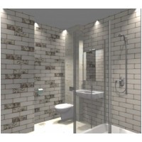 Декор Paradyz Rondoni Blue Inserto 9,8x29,8 Struktura A