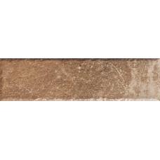Плитка Paradyz Scandiano 6,6x24,5 rosso struktura elewacja