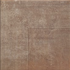 Ступень угловая Paradyz Scandiano 30x30 rosso struktura narozna