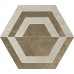 Декор Paradyz Scratch 26x29,8 Beige Heksagon C Mat