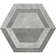 Декор Paradyz Scratch 26x29,8 Grys Heksagon B Mat