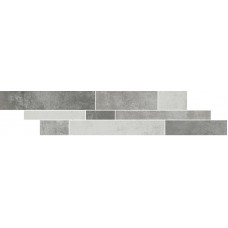 Фриз Paradyz Scratch 14,3x71 Grys Mix Paski