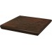 Ступень угловая с капиносом Paradyz Semir 33x33 brown narozna