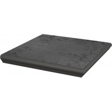 Ступень угловая с капиносом Paradyz Semir 33x33 grafit narozna