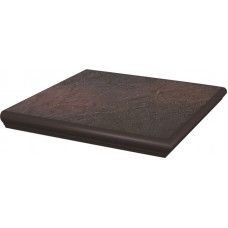 Ступень угловая с капиносом Paradyz Semir 33x33 rosa narozna