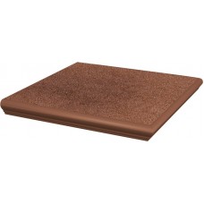 Ступень угловая с капиносом Paradyz Taurus 33x33 brown narozna