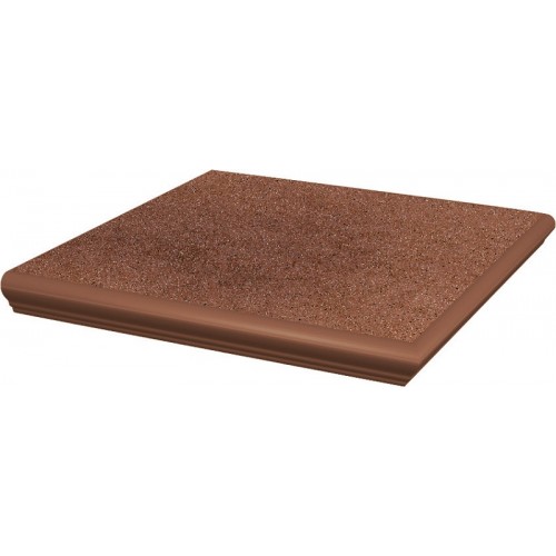 Ступінь кутова з капі носами Paradyz Taurus 33x33 brown narozna