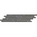 Фриз Paradyz Tecniq 14,8x71 Nero Mix Paski