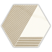 Декор My Way Paradyz Calacatta Hexagon A 17,1X19,8 
