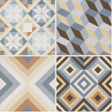 Плитка Paradyz Diamante colour gres mix В 40x40 