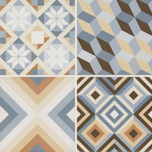 Плитка Paradyz Diamante colour gres mix В 40x40