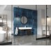 Плитка Paradyz Nightwish navy blue struktura 25x75