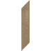  Декор My Way Paradyz Heartwood Toffee Chevron Prawy 9,8X59,8