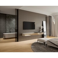  Плитка My Way Paradyz Noisy Whisper Anthracite struktura 39,8X119,8