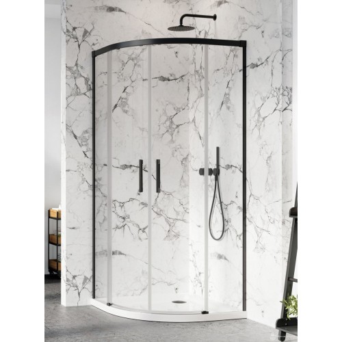 Душевая кабина Radaway Idea Black PDD 1000Lx1000Rx2005 черный/прозрачное (387142-54-01)