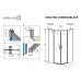 Душевая кабина Radaway Idea Black PDD 1000Lx1000Rx2005 черный/прозрачное (387142-54-01)