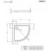 Душевой поддон Radaway Doros A 800x800x45 (SDRA8080-01)