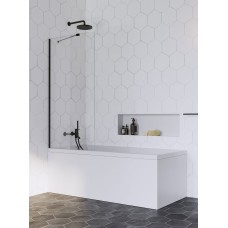 Штора для ванны Radaway Idea Black PNJ 1000x1500 черный/прозрачное (10001100-54-01)