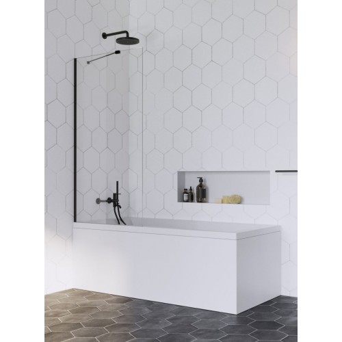 Штора для ванны Radaway Idea Black PNJ 1000x1500 черный/прозрачное (10001100-54-01)