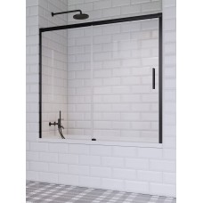 Штора для ванны Radaway Idea Black PN DWJ 1600Lx1500 черный/прозрачное (10003160-54-01L)