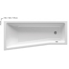 Ванна асимметричная Ravak BeHappy II 150x75 R правая (C991000000)