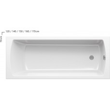 Ванна Ravak Classic II 120x70 N (CC11000000)