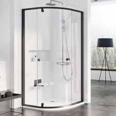 Душевая кабина Ravak Pivot PSKK3-100 черный/transparent (376AA300Z1)