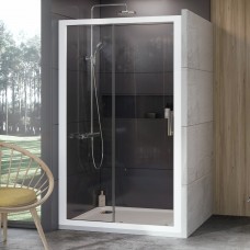 Душові двері Ravak 10° 10DP2-100 білий/transparent (0ZVA0100Z1)