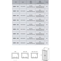 Душові двері Ravak 10° 10DP4-150 білий/transparent (0ZKP0100Z1)