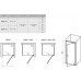 Душевые двери Ravak Pivot PDOP1-80 черный/transparent (03G40300Z1)