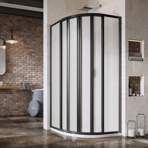 Душовий куточок Ravak Supernova SKKP6-80 195 Чорний Pearl (3204O30211)