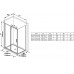 Неподвижная душевая стенка Ravak Blix Slim BLSPS-90 черный/transparent (X9BM70300Z1)