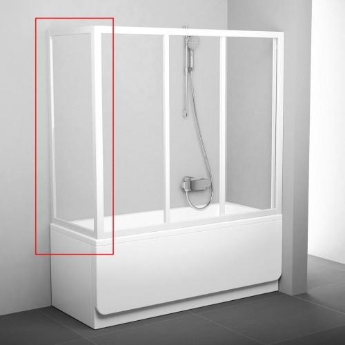 Нерухома стінка для ванни Ravak APSV-70 білий/Transparent (95010102Z1)