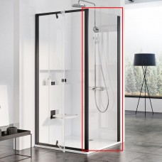 Неподвижная стенка Ravak Pivot PPS-100 Черный Transparent (90GA0300Z1)