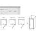 Душевые двери Ravak Pivot PDOP1-80 Белый TRANSPARENT (03G40101Z1)