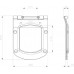 Сидіння для унітазу Ravak Classic Slim (X01673)