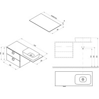 Стільниця Ravak Comfort 1200 білий (X000001381)