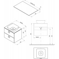Стільниця Ravak Comfort 600 білий (X000001379)