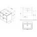 Тумба под умывальник Ravak Comfort SD 600 белый (X000001377)