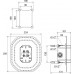 Скрытая часть смесителя Ravak R-box 070.50 (X070052)