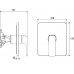 Змішувач для душу Ravak Flat FL 066.00 для R-box Vari (X070124)