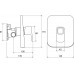Змішувач для душу Ravak 10° TD 066.00 для R-box (X070071)